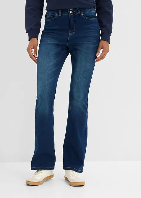 Bootcut-jeans Mid Waist, Shaping, bonprix