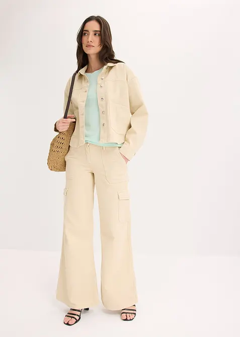 Skjortejakke i 100% bomull, bonprix