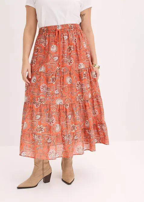 Maxiskj&oslash;rt i 100% bomull, bonprix