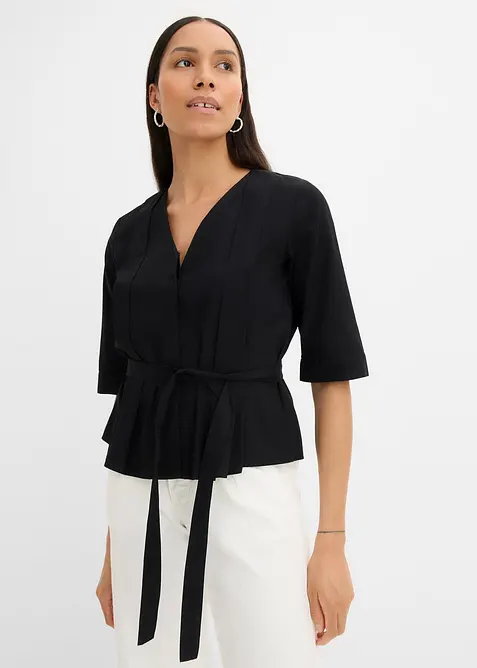 Bluse i 100% bomull, bonprix