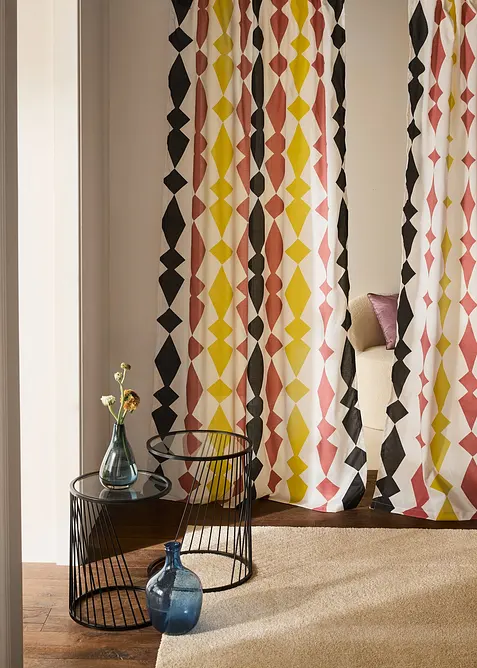 Gardin i resirkulert polyester (1-pack), bonprix