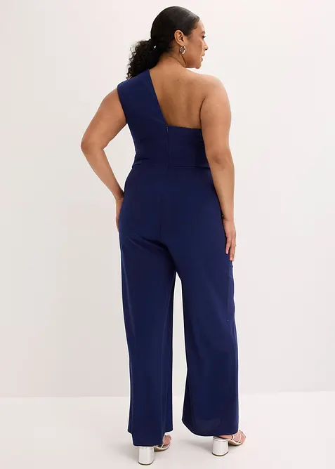 Jumpsuit i strukturert krepp, bonprix