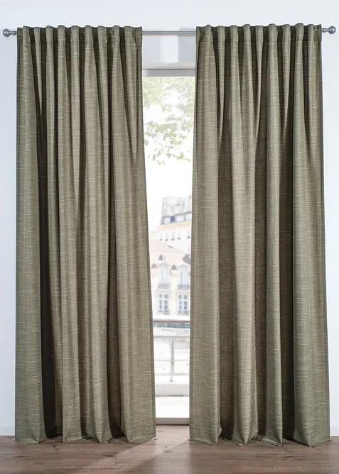 Jacquardvevd gardin (1-pack), bonprix