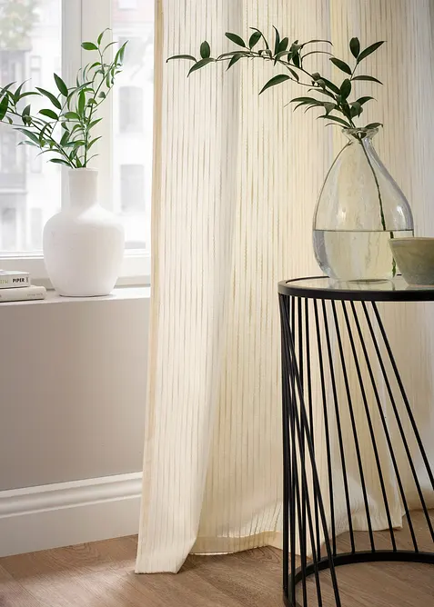 Gardin av 100% bomull (1-pack), bonprix