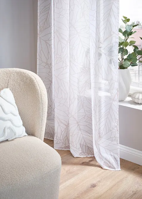 M&oslash;nstret gardin (1-pack), bonprix