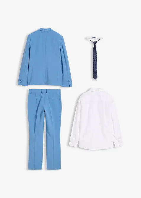 Dress inkl. skjorte og slips (4-delt sett), bonprix