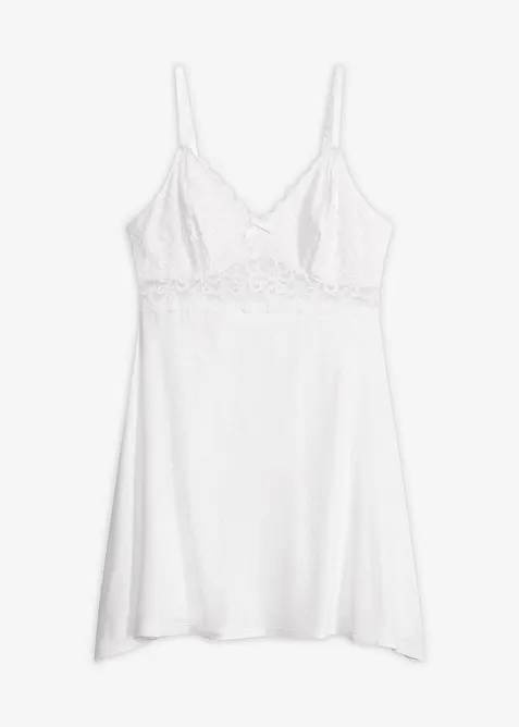 Neglisj&eacute; i myk viskoseblanding, bonprix