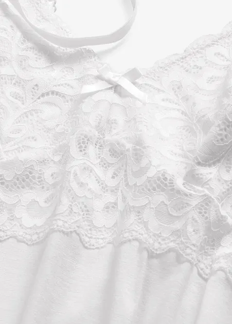 Neglisj&eacute; i myk viskoseblanding, bonprix