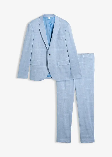 Dress i materiale med stretch, Modern fit (2-delt sett), bonprix