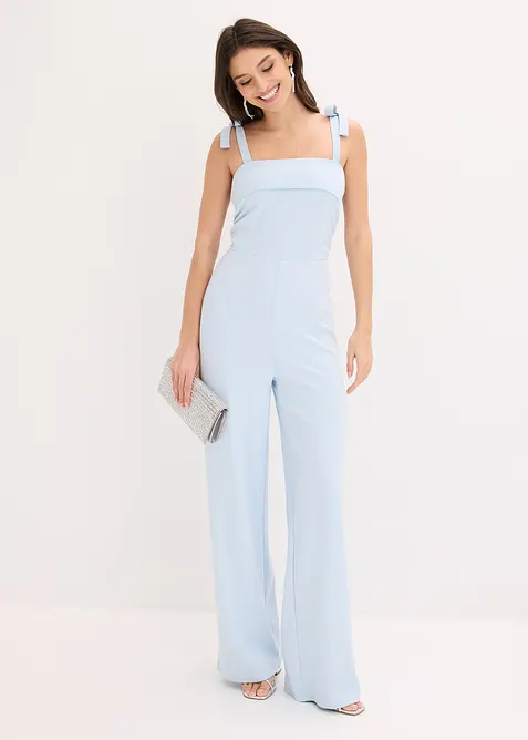 Jumpsuit med knytestropper, bonprix