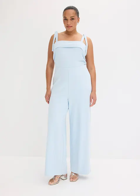 Jumpsuit med knytestropper, bonprix
