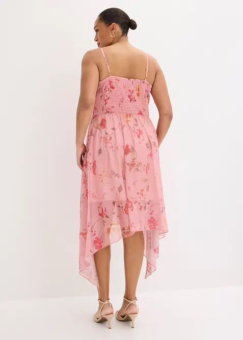 Jerseykjole av delikat mesh, bonprix