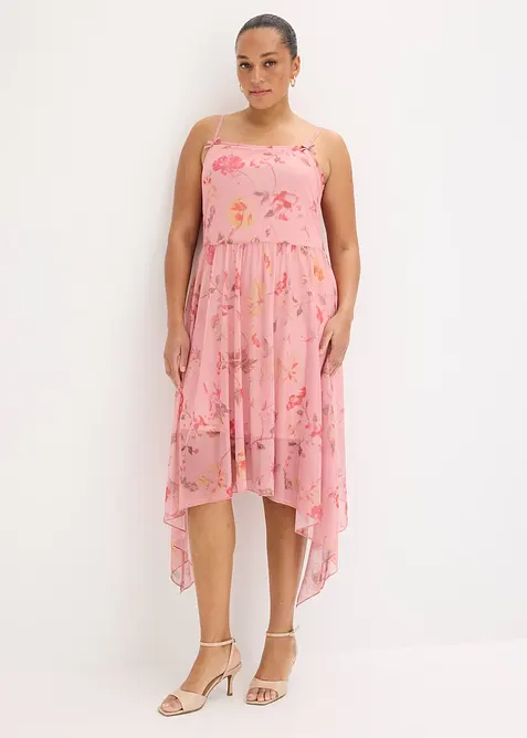 Jerseykjole av delikat mesh, bonprix