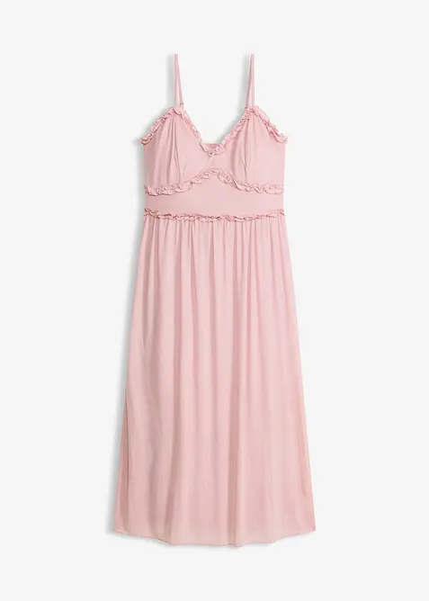 Jerseykjole i fin mesh, bonprix