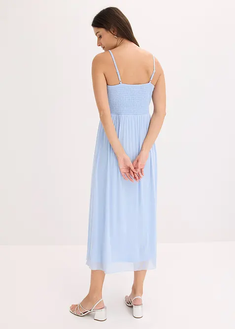 Jerseykjole i fin mesh, bonprix