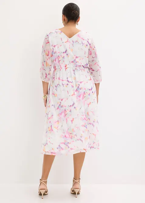 Jerseykjole av delikat mesh, bonprix