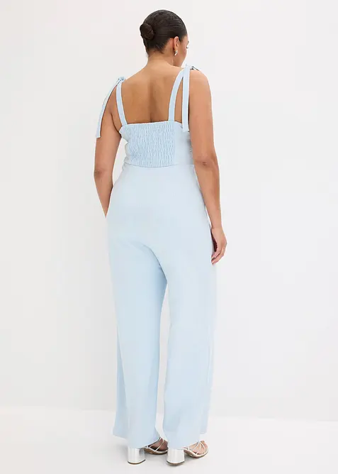 Jumpsuit med knytestropper, bonprix