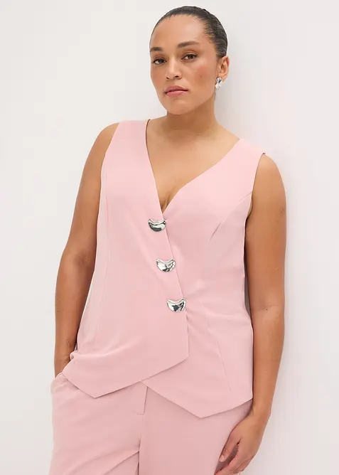 Blazervest med dekorative knapper, bonprix