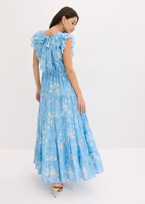 Maxikjole i 100% bomull, bonprix