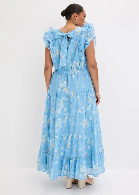 Maxikjole i 100% bomull, bonprix