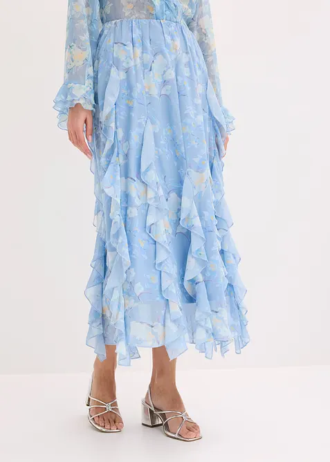 Maxiskj&oslash;rt av lett chiffon, bonprix