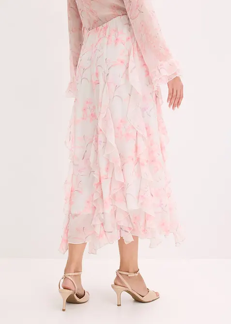 Maxiskj&oslash;rt av lett chiffon, bonprix