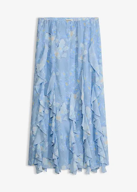 Maxiskj&oslash;rt av lett chiffon, bonprix