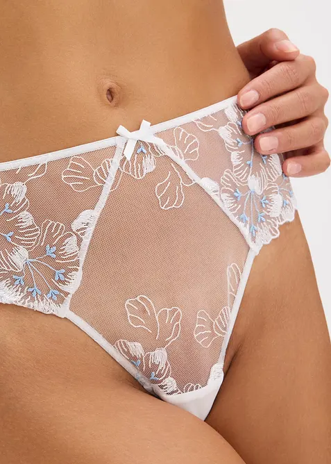 Brazilian-truse med nydelig broderi, bonprix