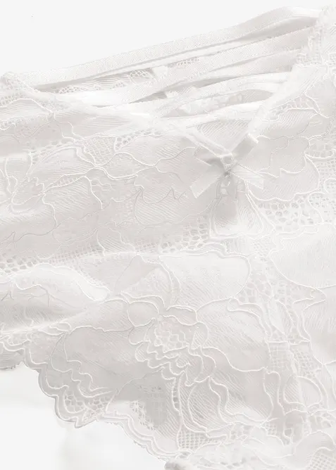 Hipstertruse i eksklusivt blondemateriale, bonprix