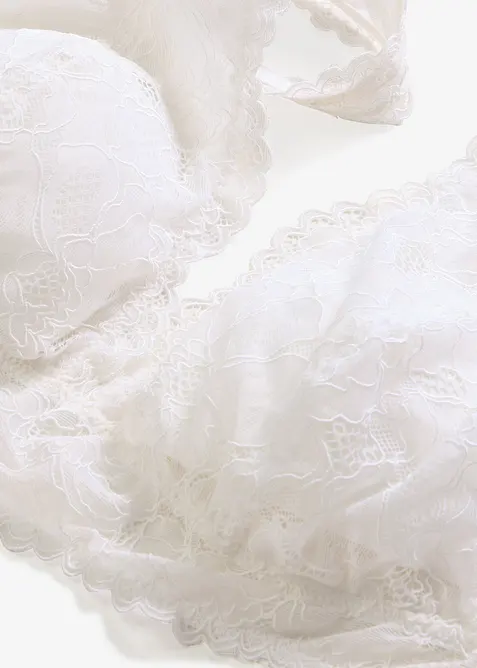 Bralette uten spiler i elegant blondemateriale (2-pack), bonprix