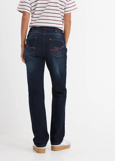 Straight-jeans, Mid Waist, komfortlinning, bonprix