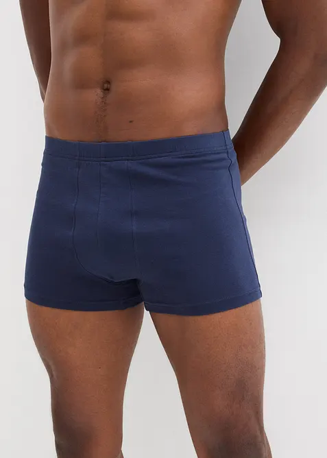 Boksershorts med bomull i ettersittende modell (3-pack), bonprix