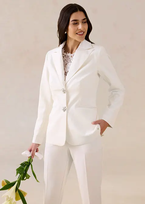 Blazer med smykkeknapper, bonprix
