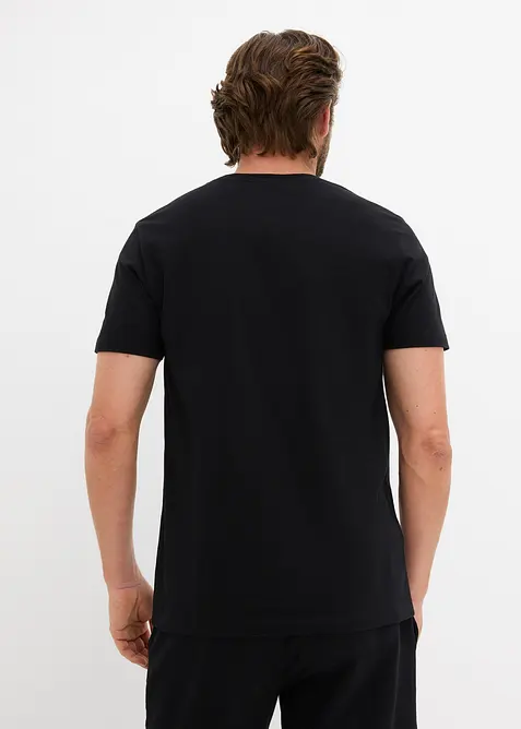 T-skjorte i 100% &oslash;kologisk bomull, Slim Fit, bonprix