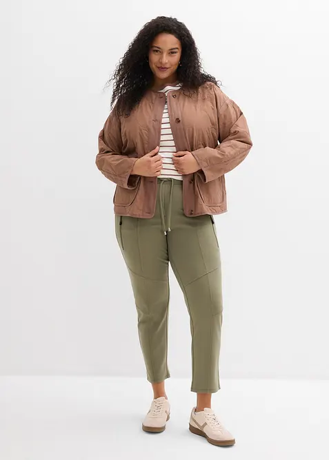 Slip on-bukse i behagelig Punto di Roma-materiale, bonprix