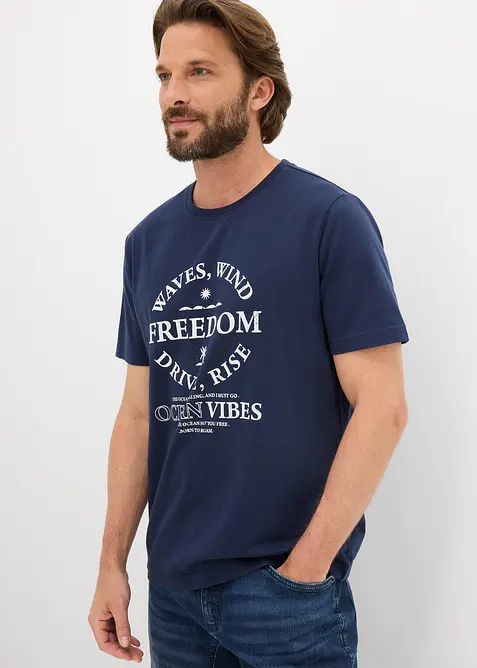 T-skjorte i 100% bomull, bonprix