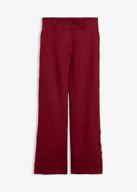 Linbukse med vide ben, bonprix