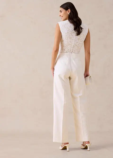 Bukse med vide ben, bonprix