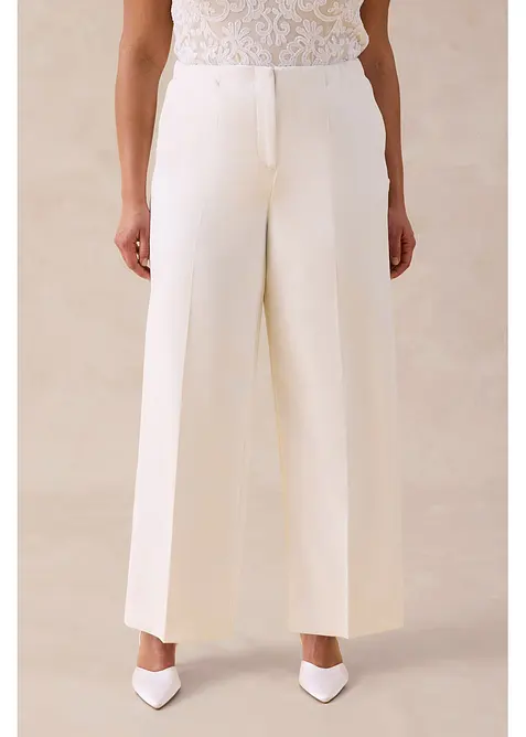 Bukse med vide ben, bonprix