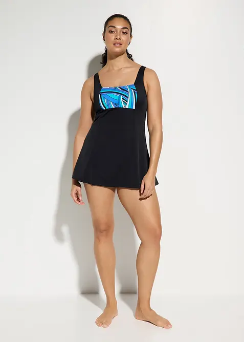 Light Shape-badekjole med ben, bonprix