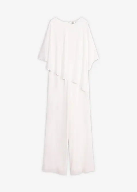 Jumpsuit av fin chiffon, bonprix