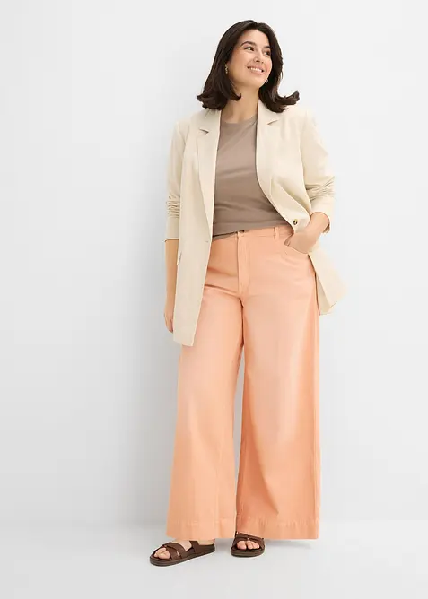 Wide Leg-jeans High Waist, bonprix