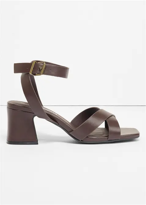 Sandaler med blokkh&aelig;l, bonprix