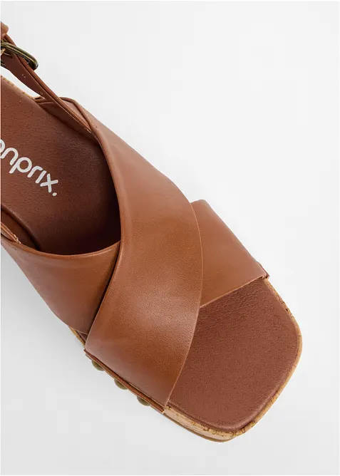 Kilesandaler i korkstil, bonprix