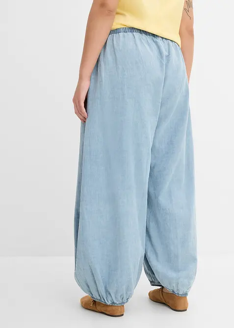 Haremsbukse av lett linmiks, bonprix