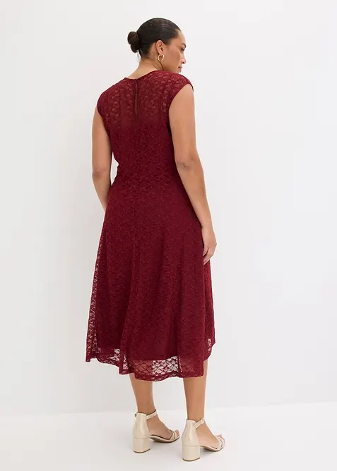 Utsvingt blondekjole, bonprix