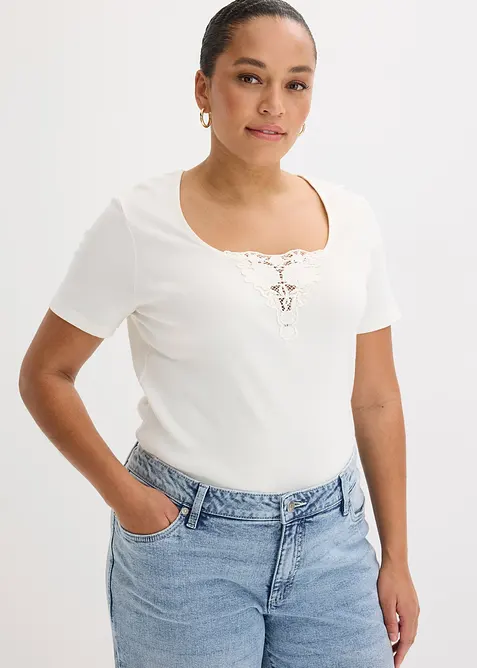 Topp i 100% &oslash;kologisk bomull, bonprix