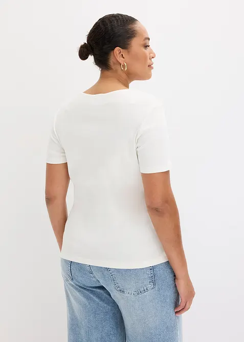 Topp i 100% &oslash;kologisk bomull, bonprix