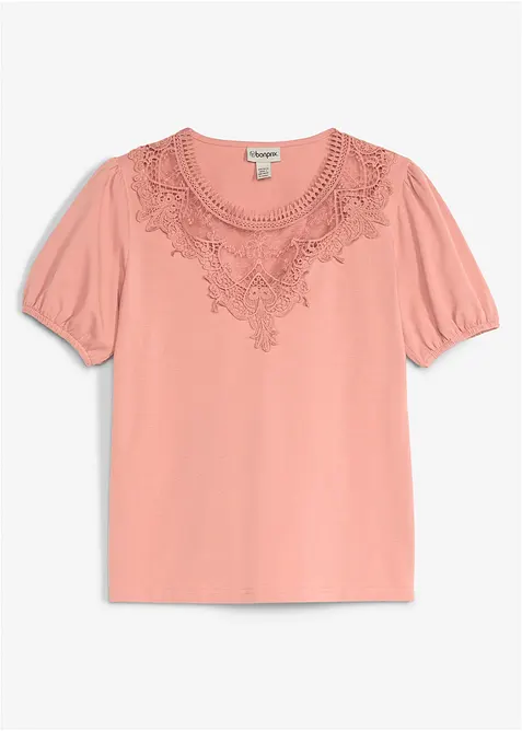 Topp av elastisk bomull, bonprix