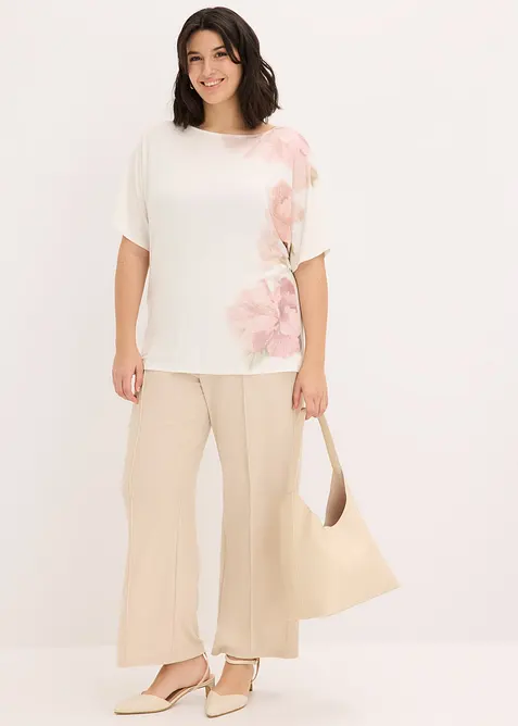 Topp i myk viskosemiks, bonprix